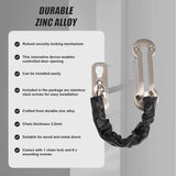 Door Chain Lock Anti-Theft Security Guard Bolt Latch - Top-Down View