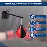 Speed Bag Boxing Punching Bag Wall Mount Reflex Training - Side View