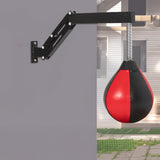 Speed Bag Punching Boxing Bag Wall Mount Reflex Training - Front View