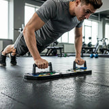Push Up Board Rack System 13-in-1 Body Building Exercise Workout Tools - Side View