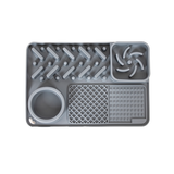 Pet Licking Mat Bite Resistant Non-Slip Slow Feeder - Top-Down View