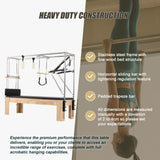 Pilates Trapeze Table Home Gym Train Equipment Machine - Front View