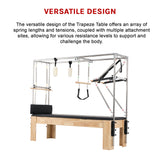 Pilates Trapeze Table Home Gym Train Equipment Machine - Close-Up Angle