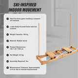 Ski Machine W/ Handrails - Top-Down View
