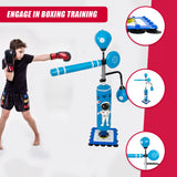 Kids Boxing Punching Fitness - Side View
