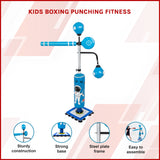 Kids Boxing Punching Fitness - Close-Up Angle