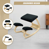 Kneeling Office Chair Ergonomic Rocking Posture Improving Stool - Rear View