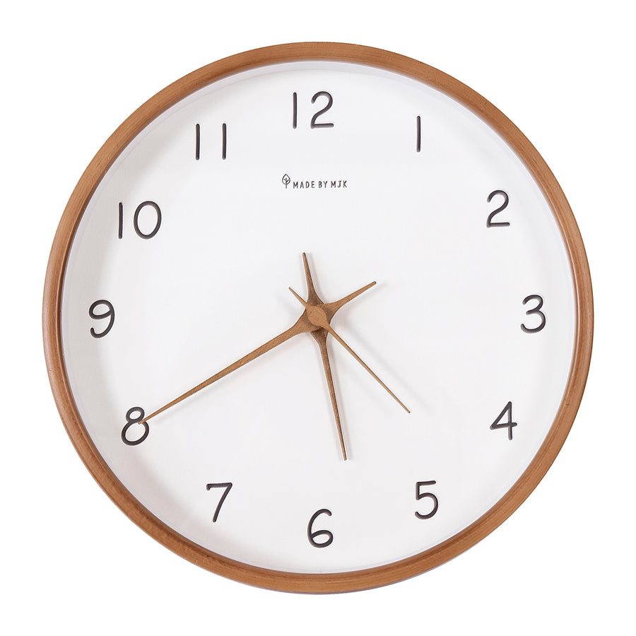 10" Clock Wooden Modern Wall Art