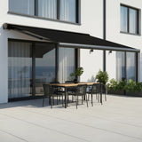 Heavy Duty Full Cassette Motorised Awning - 5.0m x 3.0m - 45-Degree Angle