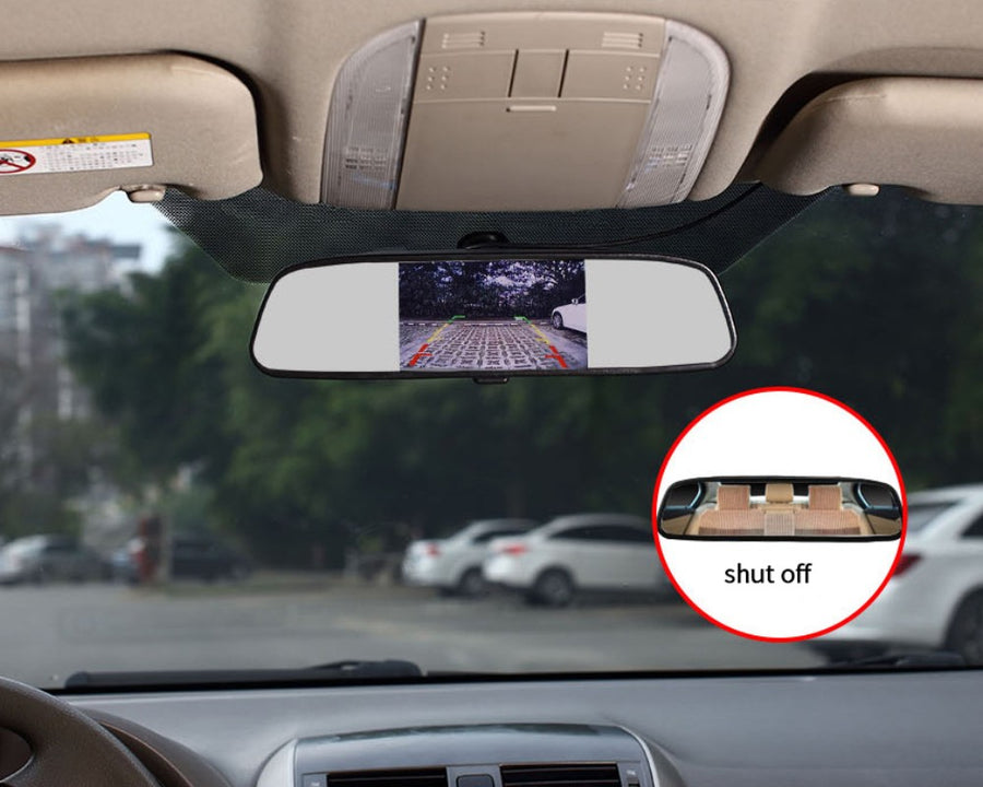 120 Degrees Camera Mirror Car Rear View Reverse Night Vision Parking System Kit