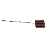 Sweep Carpet & Floor Manual Light Sweeper Dual Rotating Brushes