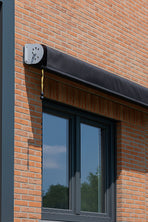 Retractable Straight Drop Roll Down Awning Garden Patio Screen 2.1X2.5M