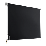 Retractable Straight Drop Roll Down Awning Garden Patio Screen 2.1X2.5M