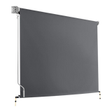 Retractable Straight Drop Roll Down Awning Garden Patio Screen 3.0X2.5M - Front View