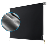 Retractable Straight Drop Roll Down Awning Garden Patio Screen 3.0X2.5M