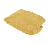 Jumbo Cord Beanbag Chair Cover Unfilled Large Bean Bag - Mustard - Rear View