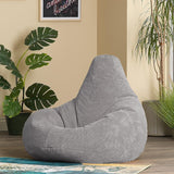 Jumbo Cord Beanbag Chair Cover Unfilled Large Bean Bag - Grey