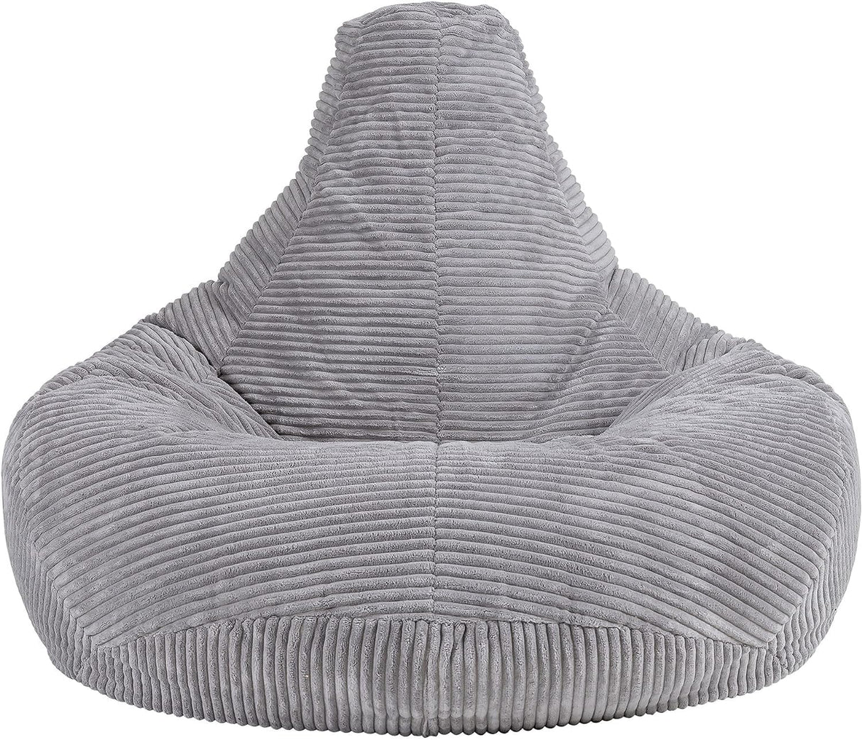 Jumbo Cord Beanbag Chair Cover Unfilled Large Bean Bag - Grey