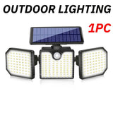 230 LED Solar Lights Outdoor 260LM Waterproof Motion Sensor Security Wall Lamp