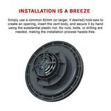 Solar Powered Roof Fan Ventilator Loft Vent for Boat RV Greenhouse Shed Caravan - Extra Image