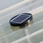 Solar Powered Roof Fan Ventilator Loft Vent for Boat RV Greenhouse Shed Caravan