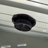 Solar Powered Roof Fan Ventilator Loft Vent for Boat RV Greenhouse Shed Caravan - Top-Down View