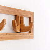 Coat Rack Wall Hanging Hook Simple Creative Row Bedroom Hanger - Top-Down View