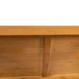 Bamboo Shoe Rack Wooden Bench Storage Organiser Cabinet Holder Stool - Extra Image