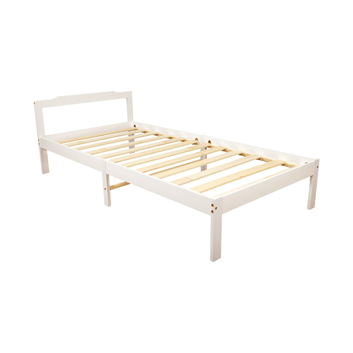 Natural Wooden Bed Frame Home Furniture