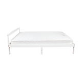 Double Wooden Bed Frame Home Furniture White