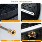 4000 PSI 44CM Pressure Washer Surface Cleaner with 2 Extension Wands - 45-Degree Angle
