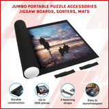 Jumbo Portable Puzzle Accessories Jigsaw Boards, Sorters, Mats - Front View