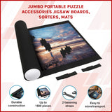 Jumbo Portable Puzzle Accessories Jigsaw Boards, Sorters, Mats - Front View