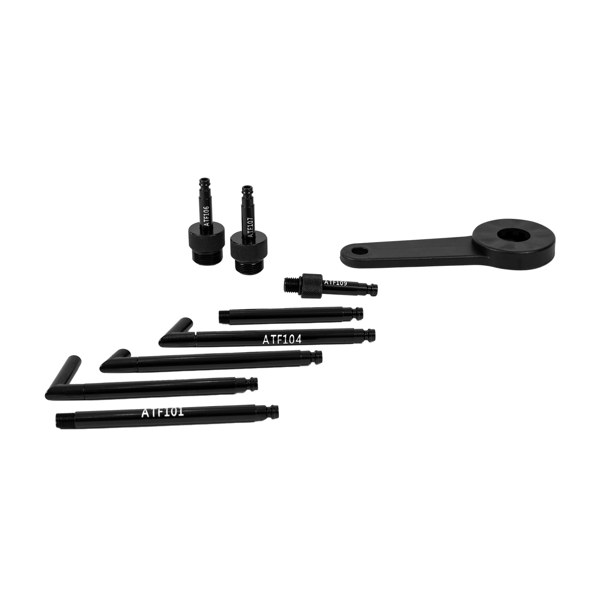 3L Transmission Oil Filling System Fluid Pump Manual Tool With 8pc ATF Adaptors