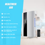2.2L Dehumidifier Portable Quiet Home Air Dryer for Mould Moisture Damp + Remote - Side View