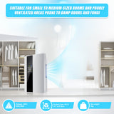 2.2L Dehumidifier Portable Quiet Home Air Dryer for Mould Moisture Damp + Remote - Rear View