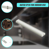 10 x 1M U-Style Aluminium LED Strip Light Channels for Cabinet Lighting