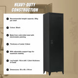 Single-Door Metal Tall Cabinet Shelf Storage for Home Office Gym - Extra Image