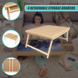 1500 Piece Wooden Jigsaw Puzzle Table &ndash; 67x87cm Puzzle Board with Folding Legs - Top-Down View