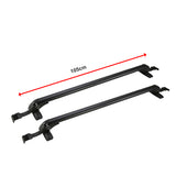 Lockable Aluminium Car Roof Rack Bars Without Rail Anti Theft Luggage Carrier - Extra Image