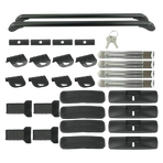 Lockable Aluminium Car Roof Rack Bars Without Rail Anti Theft Luggage Carrier