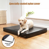 XL Dog Bed Chew Resistant Heavy Duty Kennel Run Tough Robust Durable - Low Angle