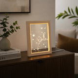 LED Photo Frame + 2 Blanks Laser Engraving Display Night-light Engraver Picture