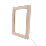 LED Photo Frame + 2 Blanks Laser Engraving Display Night-light Engraver Picture