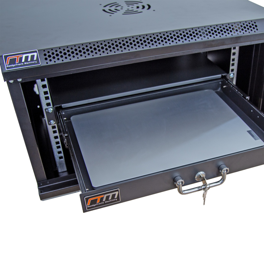 19" 6U Wall Mount Network DVR NVR Data Cabinet Enclosure