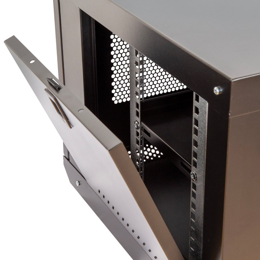 19" 6U Wall Mount Network DVR NVR Data Cabinet Enclosure