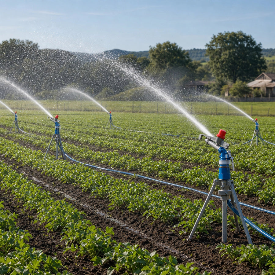 Sprinkler Irrigation Spray Large 360 Degree Adjustable Impact Area Water