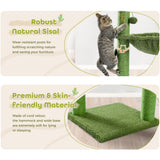 Cactus Cat Tree Tower Scratching Post Scratcher Kitten Condo House Play Bed Toys