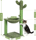 Cactus Cat Tree Tower Scratching Post Scratcher Kitten Condo House Play Bed Toys