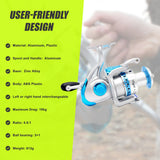 High Speed Saltwater Metal Spinning Fishing Reel Large Sea Fishing Reels - Side View